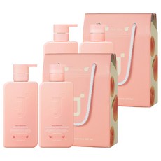 J'SOOP 蠶絲角蛋白洗髮精 水蜜桃版 + 護髮素套組, 2套