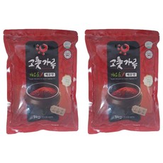 해오름 고운 고춧가루 매운맛, 1kg, 2개