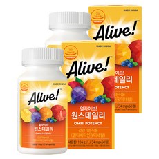 Alive 每日綜合維生素, 60錠, 2個
