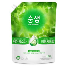 순샘 베이킹소다 피톤치드 리필 세제, 1.6L, 1개