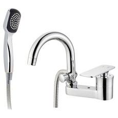 BATHROOM KNOWLEDGE 韓國製造 淋浴兩用水龍頭 ONE SIZE A010, 1個