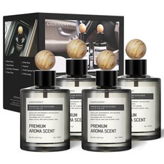 GIOVANNY 프리미엄 차량용 방향제 150ml 2p, 블랙체리, 2세트