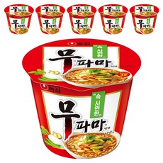 농심 무파마 큰사발 컵라면, 6개