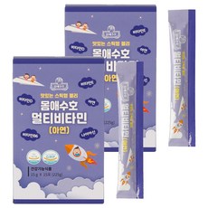 Momaesuho 孩童綜合維他命果凍條 15包入, 225g, 2盒