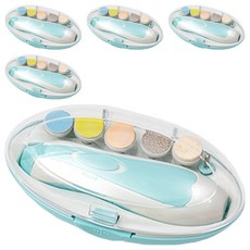 紅豆新生兒指甲修剪器, 藍色, 5個