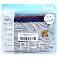 DR.WOW 男童款天絲健康機能三角褲 挖土機圖案 台灣製造