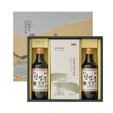 신앙촌 양조간장 A8호 선물세트 + 쇼핑백, 1세트, 500ml