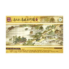 HUNDRED PICTURES 百耘圖 清院本 清明上河圖 (11) 拼圖 340x1000mm, Multicolor, 1008片, 1盒