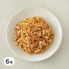 집반찬연구소 매콤 콩나물무침, 130g, 6개