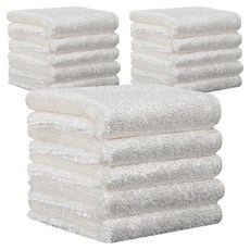 LizJanie 竹纖維抹布 01 白色 27 x 30 cm, 15個