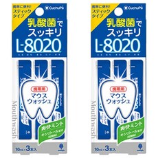Novopin L-8020 漱口水隨身包 添加乳酸菌 清爽薄荷醇配方, 30ml, 2組