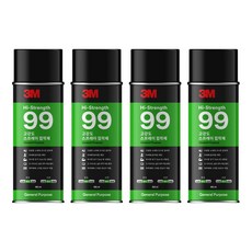쓰리엠 고강도 99 스프레이 접착제 455ml, 4개
