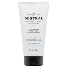 MISTRAL BODY 溫和去角質洗面膠 海洋雪松味 含礦物、海藻、AHA 適合所有膚質, 150ml, 1條