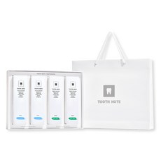 tooth note 亮白牙膏 2入組+禮盒+購物袋, 1套
