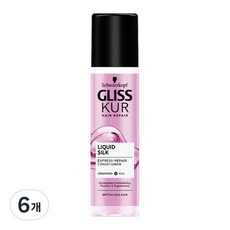 슈바츠코프 글리스커 리퀴드 실크 워터 컨디셔너, 6개, 200ml