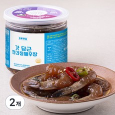 초록햇살 갓 담근 깐간장새우장, 2개, 600g