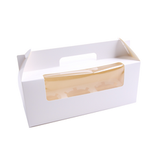 3 件鬆餅盒 + 鬆餅罐套裝, 白色, 50套