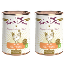 테라카니스 강아지 라이트 습식사료, 닭+호박, 400g, 2개