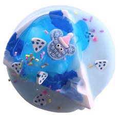 Emily slime 大嘴巴奶油史萊姆, 1個, 藍色, 250g