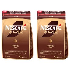 NESCAFE 雀巢咖啡 SUPREMO 美式黑咖啡隨身包, 430g, 2個