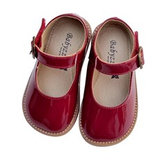 Baby Jam 女童漆皮珍妮平底鞋