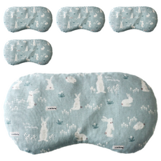 眼用紅豆熱敷墊 天空中的白兔款, 1入, 5個