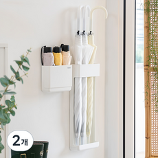 프랑코홈 스마트 우산꽂이, 2개, 화이트