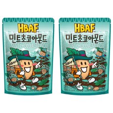 HBAF 杏仁果 薄荷巧克力味, 120g, 2包
