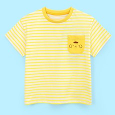 PremierFam 兒童透氣三麗鷗布丁狗條紋短袖T恤