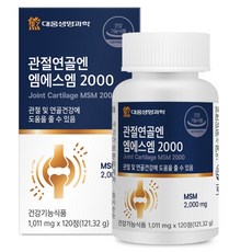 DAEWOONG LIFE SCIENCE MSM 2000補充錠, 120顆, 1個