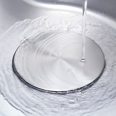 Stenfactory SHINE不鏽鋼304水槽排水口蓋, 銀, 1個