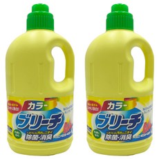 第一石鹼 漂白劑 有色衣物專用 羊毛和絲綢適用 可消毒和除臭, 2L, 2瓶