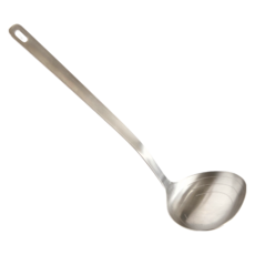 Three Snow 可計量湯勺 18-8 不鏽鋼, 銀色, 1支