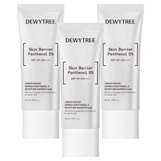 듀이트리 어반 쉐이드 더마 판테놀 5 수분 장벽 선크림 SPF50+ PA++++, 40ml, 3개