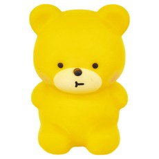 熊熊立體柔光小夜燈 可愛卡通 小巧精緻方便攜帶, 黃熊