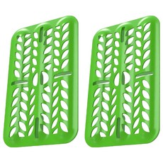 prepara沛樂生活 5號專用分層隔板 垂直組裝 綠色, 瀝水隔板10.4 x 16.7 x 1cm + 伸縮分層隔板9.2 x 11.7 x 1cm, 1組