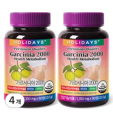 HOLIDAYS 藤黃果2000萃取錠, 90顆, 4罐