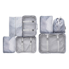 BASE ALPHA ESSENTIALS 旅行袋組 網狀袋 + 拉鍊袋3個 + 束口袋