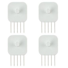 꾹핀 일자형, 4개