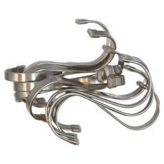 扁條掛勾 9cm*10 不鏽鋼 適用於廚房收納, 單色, 1組