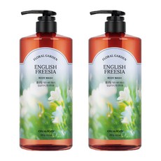 온더바디 플로럴 가든 바디워시 잉글리시 프리지아향, 950g, 2개