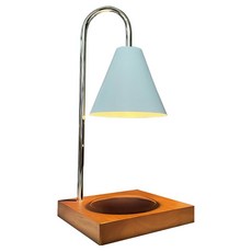 原木融蠟燈 定時調光款 15 x 15 x 38cm 霧面白胡桃木 香氛融蠟燈