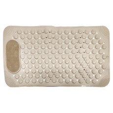 ROYALLIN 蘿林嚴選 多功能去角質防滑墊 足底按摩, 36 x 70cm, 米白色, 1個