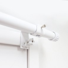Kamdanam 免打孔窗簾桿支架, 白色, 2入