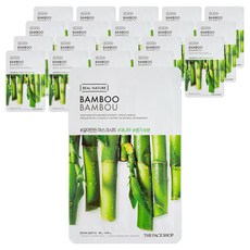 THE FACE SHOP 菲詩小舖 磨製竹片面膜, 1片, 20片