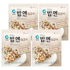 청정원 맛있는밥&엔 쇠고기, 24g, 4개