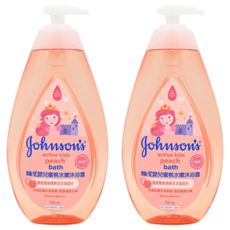 嬌生嬰兒蜜桃水嫩沐浴露, 深層滋養, 全面保護, 溫和配方, 750ml, 2瓶
