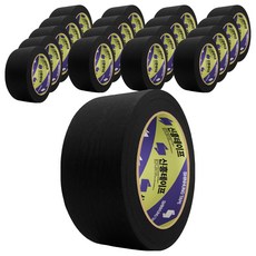 신흥테이프 마스킹 테이프 검정 48mm x 40m, 18개