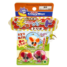 CattyMan 羽毛鼠逗貓玩具 三重奏, 84503, 1組
