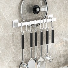 Meo 無孔廚房炊具收納架 40cm, 白色, 1個